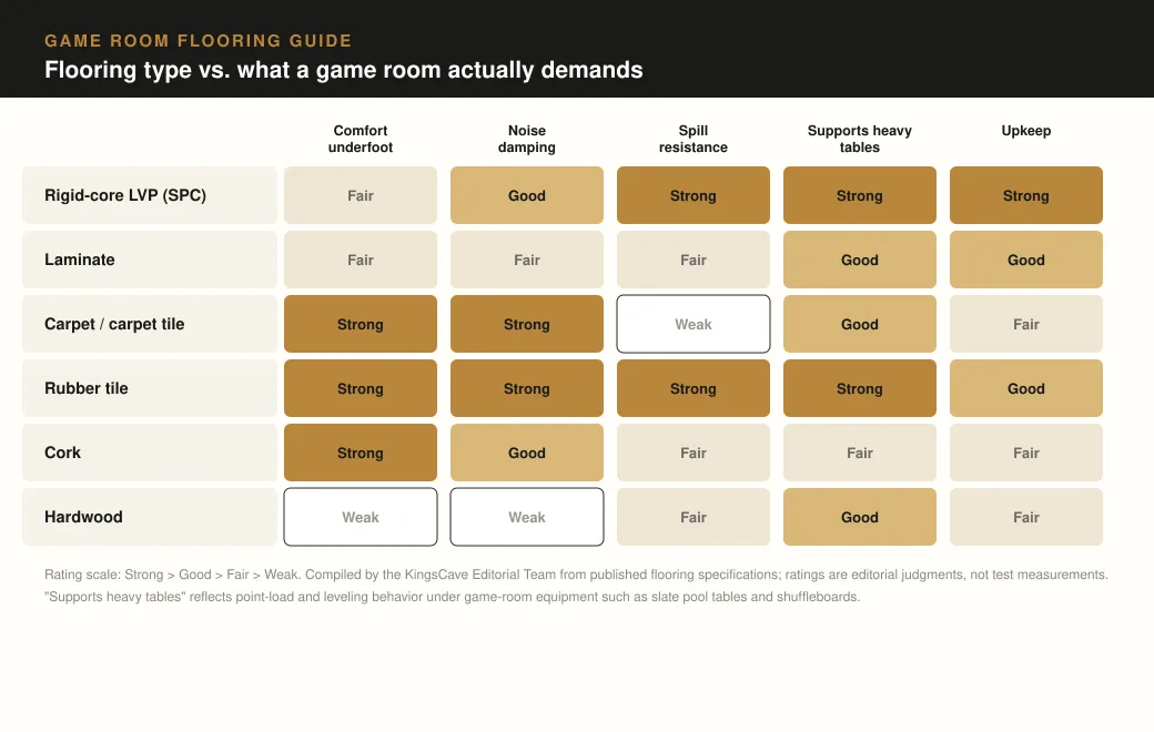 Game Room Flooring Guide: Picking the Right Floor